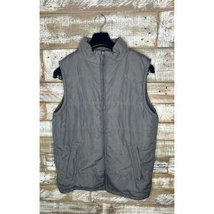 Weather Wear grey vest 100% Polyester Large